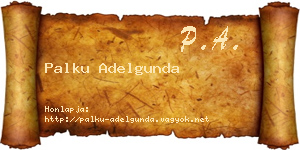 Palku Adelgunda névjegykártya
